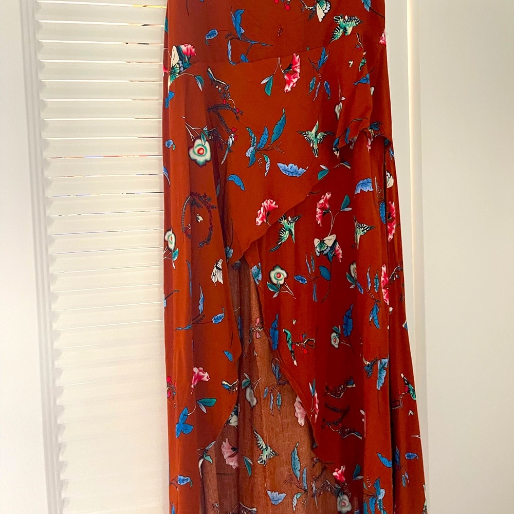 Long high waisted skirt